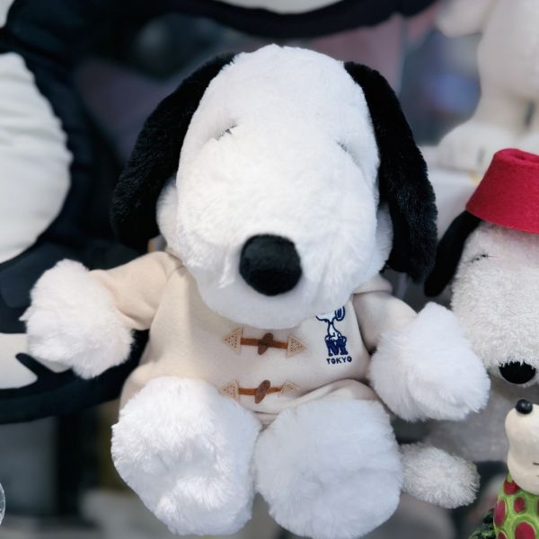 Snoopy Museum 史努比玩偶M專用 連帽牛角扣大衣 