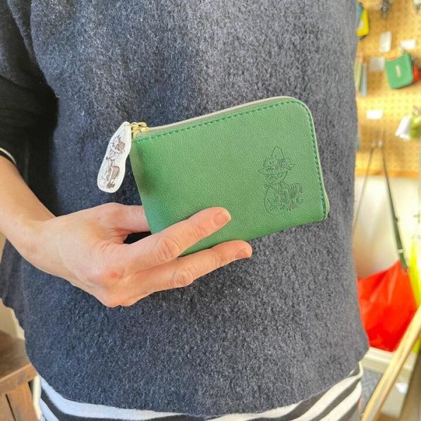 Moomin L型皮革短夾 