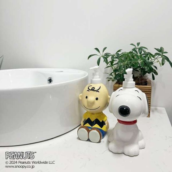 史努比 查理布朗 皂液分裝瓶 