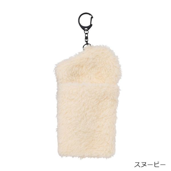 PEANUTS 角色造型毛絨照片/卡片收納吊飾 