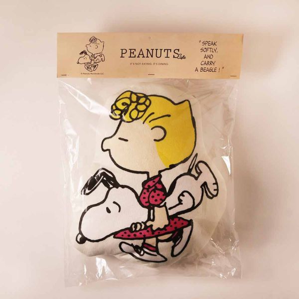 PEANUTS cafe 莎莉布朗抱枕(附毯子) 
