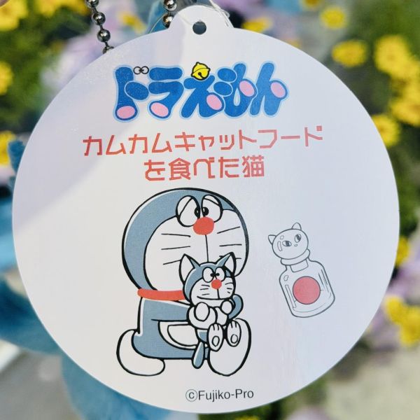 日本未來百貨限定 哆啦A夢招財貓造型毛絨吊飾 