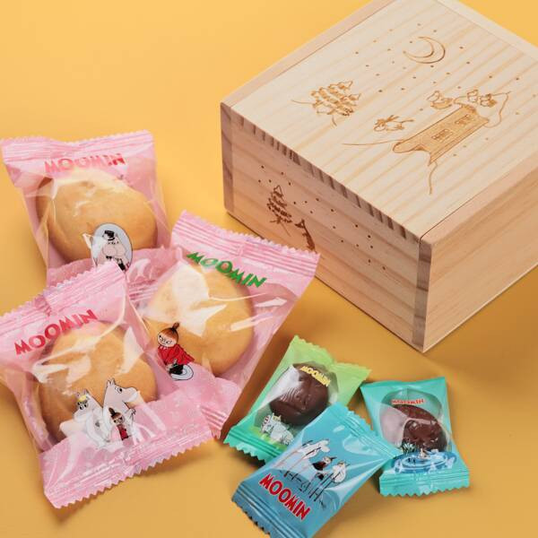 Moomin 聖誕限定木盒點心組 