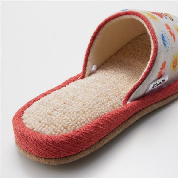 N&S小不點花朵透氣室內拖(紅) 