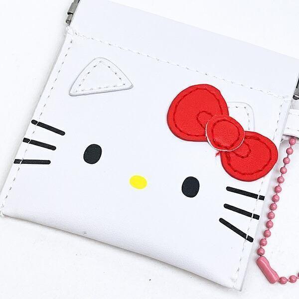 Hello Kitty 立體臉蛋彈簧小包吊飾 