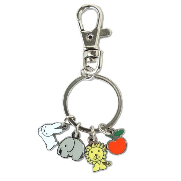 Dick Bruna 米菲迷你四連鑰匙圈 