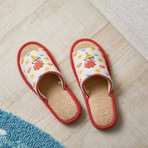 N&S小不點花朵透氣室內拖(紅) 