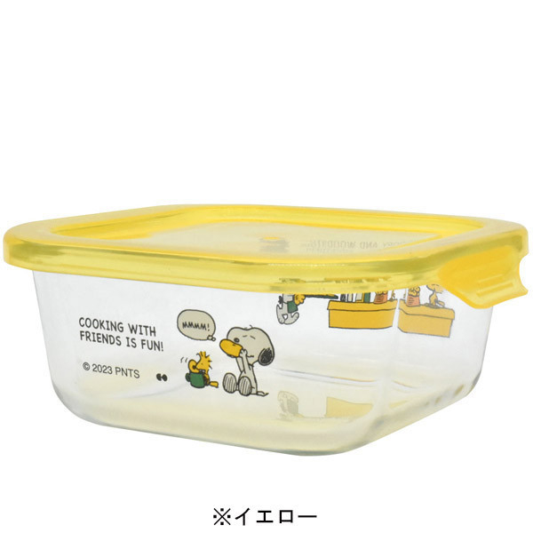 PEANUTS史努比廚房 耐熱玻璃保鮮盒(M/S) 