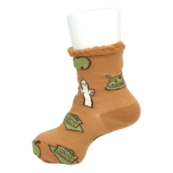 溜溜舒適花邊綿襪 (三色) 