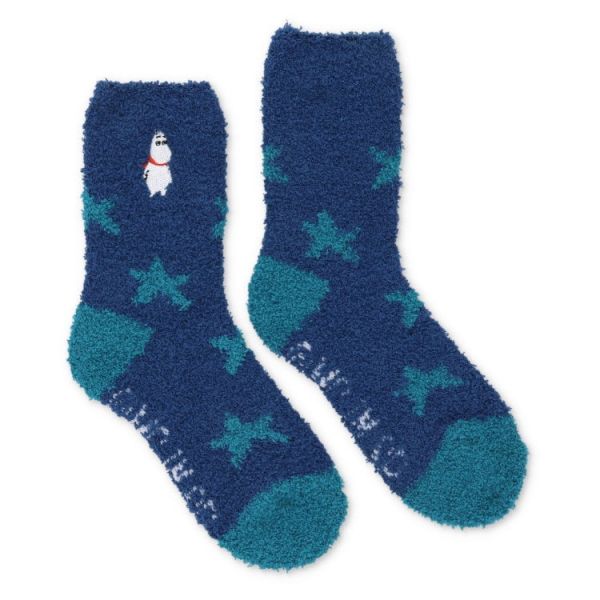 MOOMIN 絨毛襪收納束口袋組 