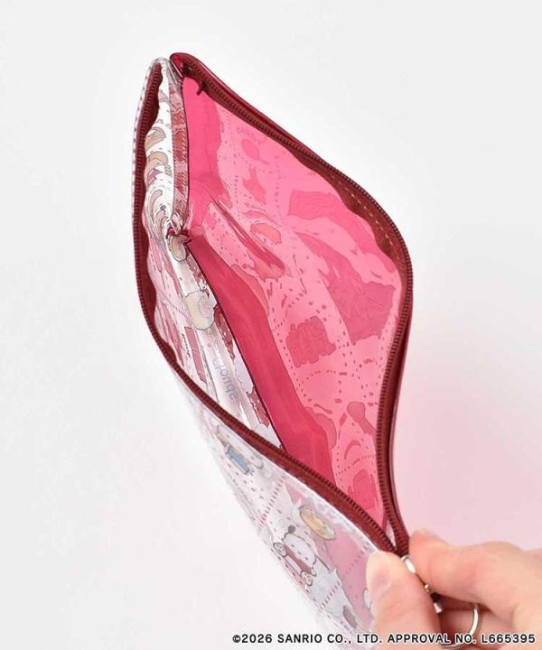 Hello Kitty 復古透明收納袋 