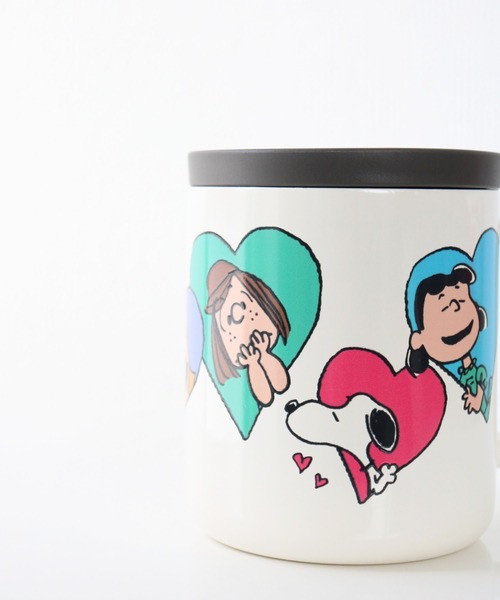 史努比 LOVE HEART 不鏽鋼保溫馬克杯 