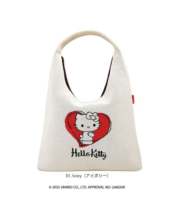 Hello Kitty 編織肩背包 