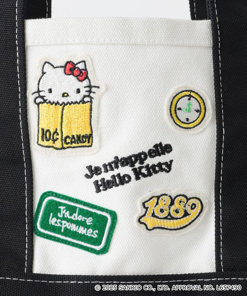 Hello Kitty × SLOBE IENA 聯名刺繡貼布托特包 