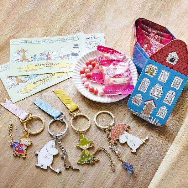 日本MOOMIN VALLEY PARK限定 金屬鑰匙圈 