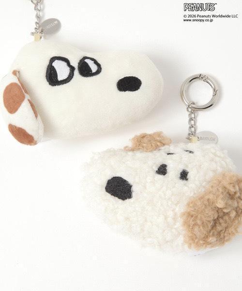 PEANUTS X Grace 大頭絨毛造型吊飾鑰匙圈 