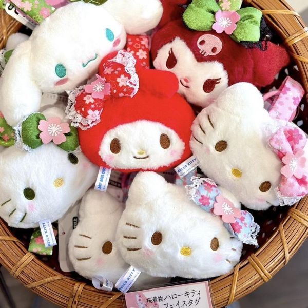 Hello Kitty 櫻花小臉吊飾 