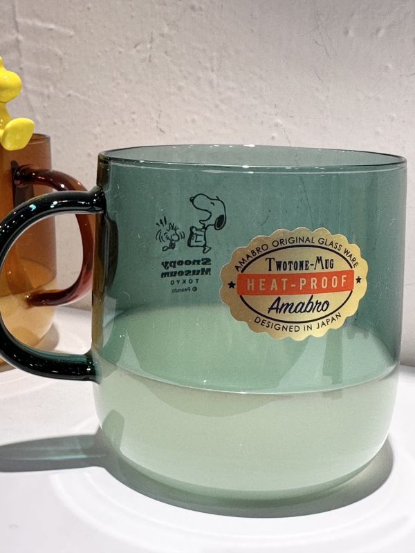 SNOOPY MUSEUM TOKYO X Amabro 耐熱玻璃杯 