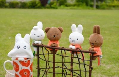 Miffy & Boris 坐姿玩偶吊飾 