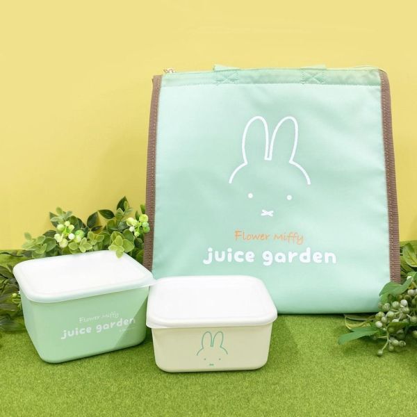 Flower Miffy juice garden｜一週年紀念食品保鮮盒 