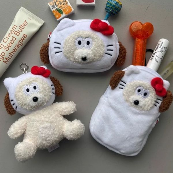 Sanrio × Blanket Brothers超萌聯名絨毛收納包 