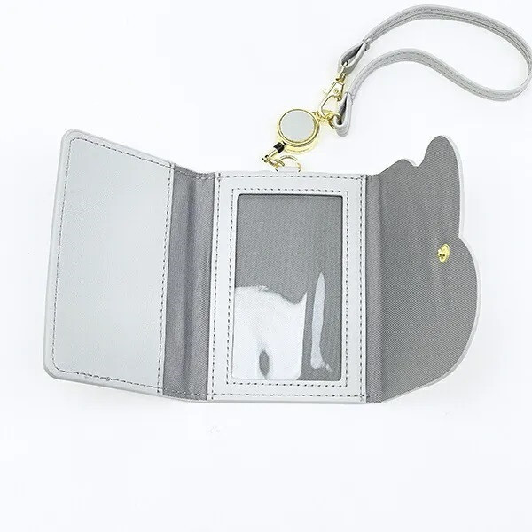 Miffy 大臉伸縮皮革票卡夾收納包 