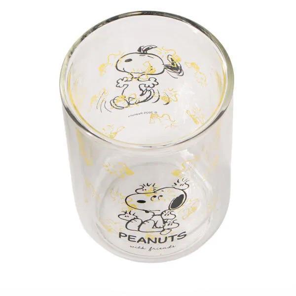 mc 史努比耐熱雙層玻璃杯 