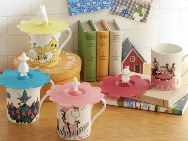 Moomin 嚕嚕米家族系列 防塵防漏矽膠杯蓋 