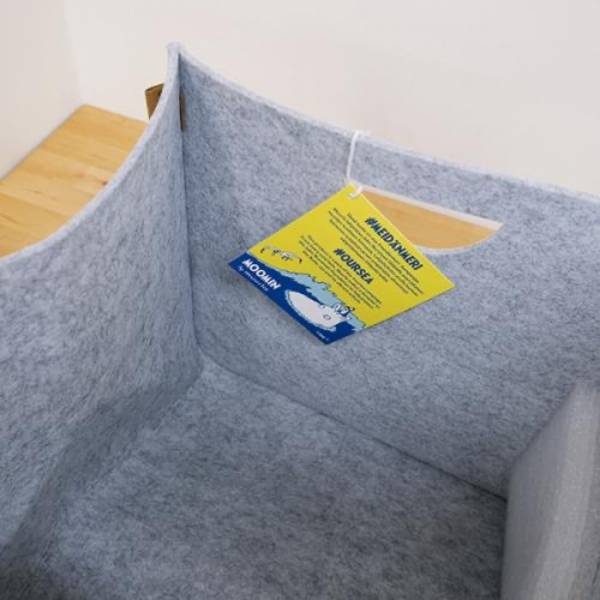 muurla X Moomin毛氈收納籃 