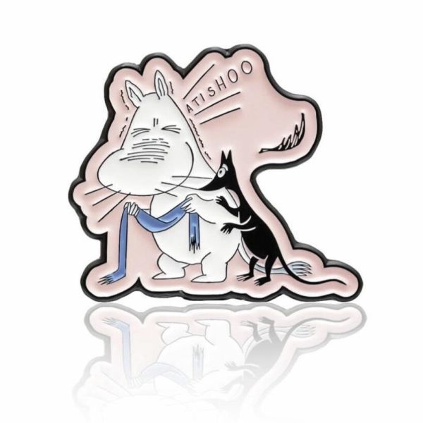 Moomin × PINBOX 聯名別針系列 質感琺瑯徽章 