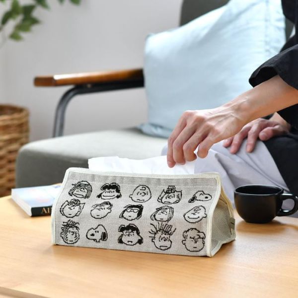 Heming's滿版史努比好朋友大頭衛生紙套 