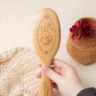 Flower Miffy 木製氣墊髮梳 