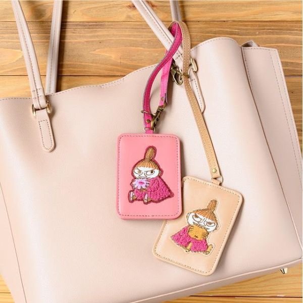 MOOMIN 毛絨刺繡票卡夾 