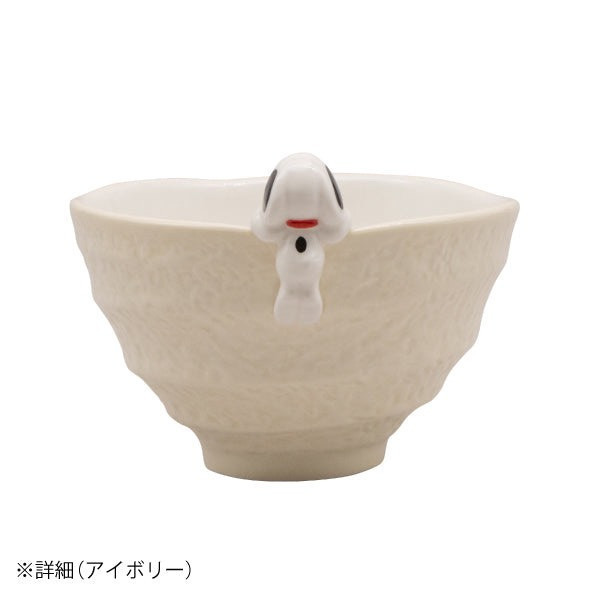 mc.立體史努比趴杯緣陶瓷飯碗 