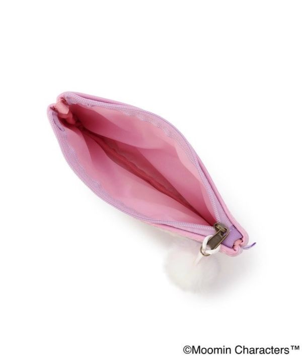 Moomin 小不點滾雪球毛球拉鍊收納包 