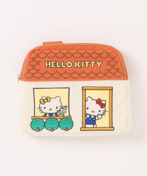 ACCOMMODE × Hello Kitty  復古小屋造型刺繡收納包 