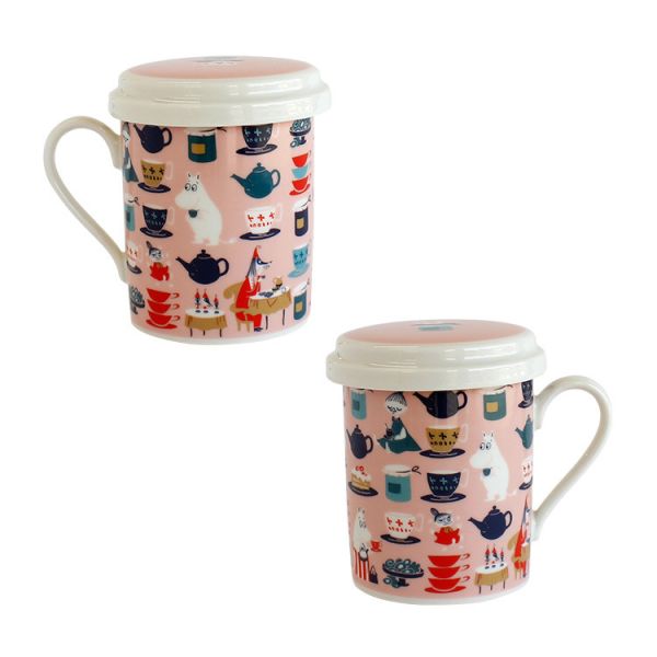 姆明媽媽熱情好客系列 附蓋濾網馬克杯 