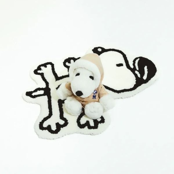 Museum 史努比&糊塗踏克毛絨地墊 