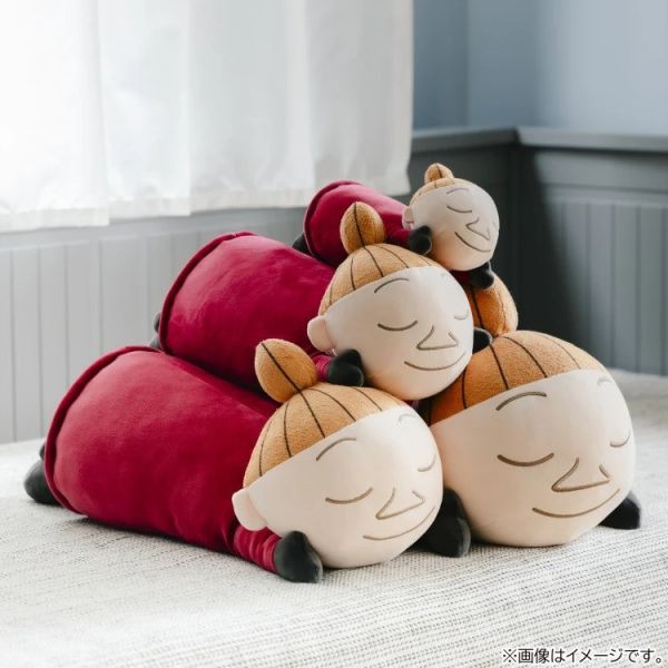 Moomin 趴睡毛絨麻糬抱枕 
