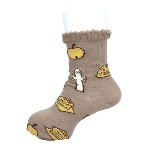 溜溜舒適花邊綿襪 (三色) 