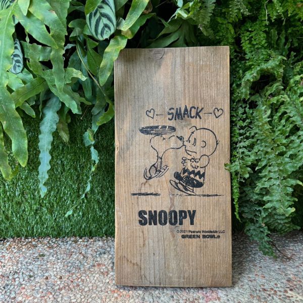 SNOOPY × OLD BETTY'S 木頭擺飾 
