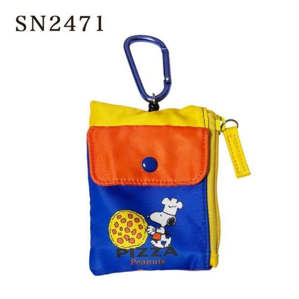 Snoopy 多功能伸縮票卡零錢包 