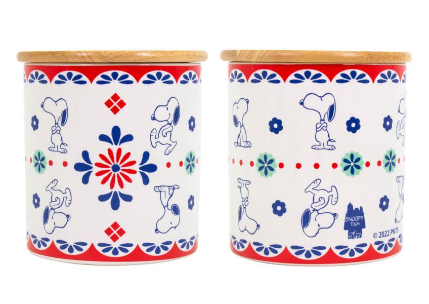 Snoopy 波蘭風格陶瓷密封罐 
