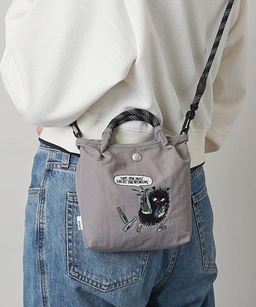 T-TWO-O 阿丁刺繡角色 2WAY 輕量迷你肩背包／手機包 (S) 