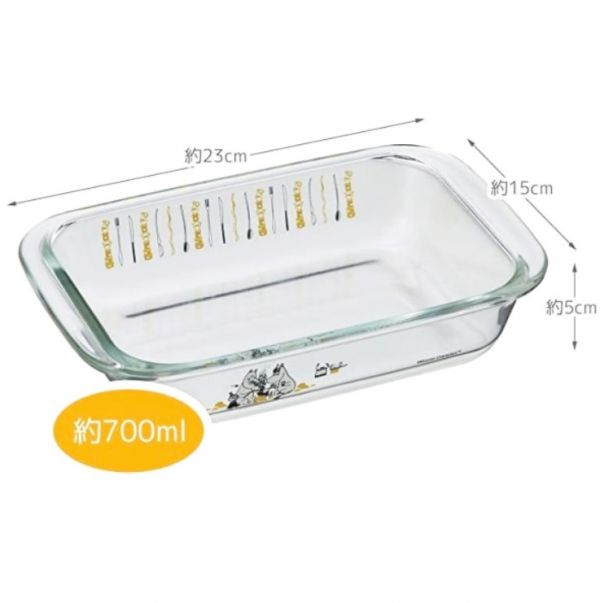 SKATER x MOOMIN 耐熱玻璃烤盤 