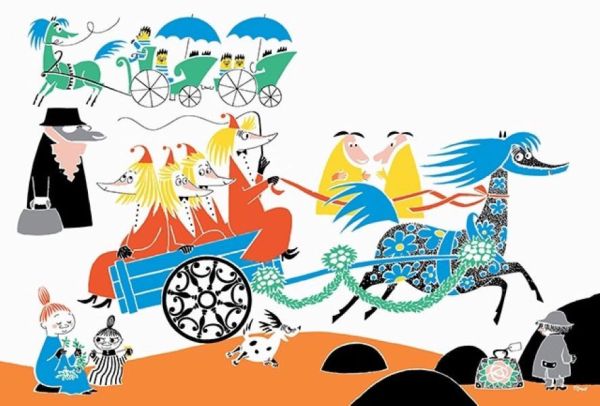 Moomin shop限定 Tove Jansson 小不點坐姿毛絨玩具 