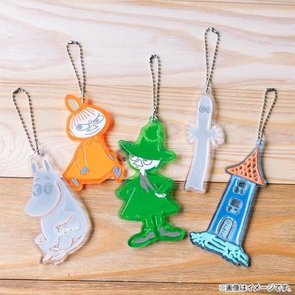 MOOMIN PVC 反光透明造型吊飾 