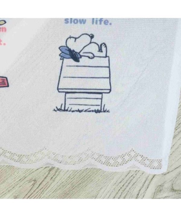 史努比慢活系列 花邊窗簾 