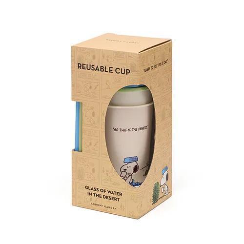 Garden 史努比吸管水杯2入組 