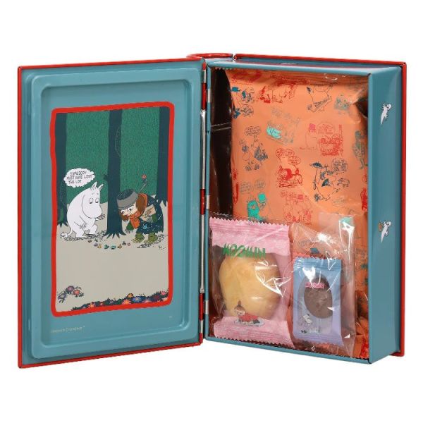 Moomin Book 童話書造型點心鐵盒 